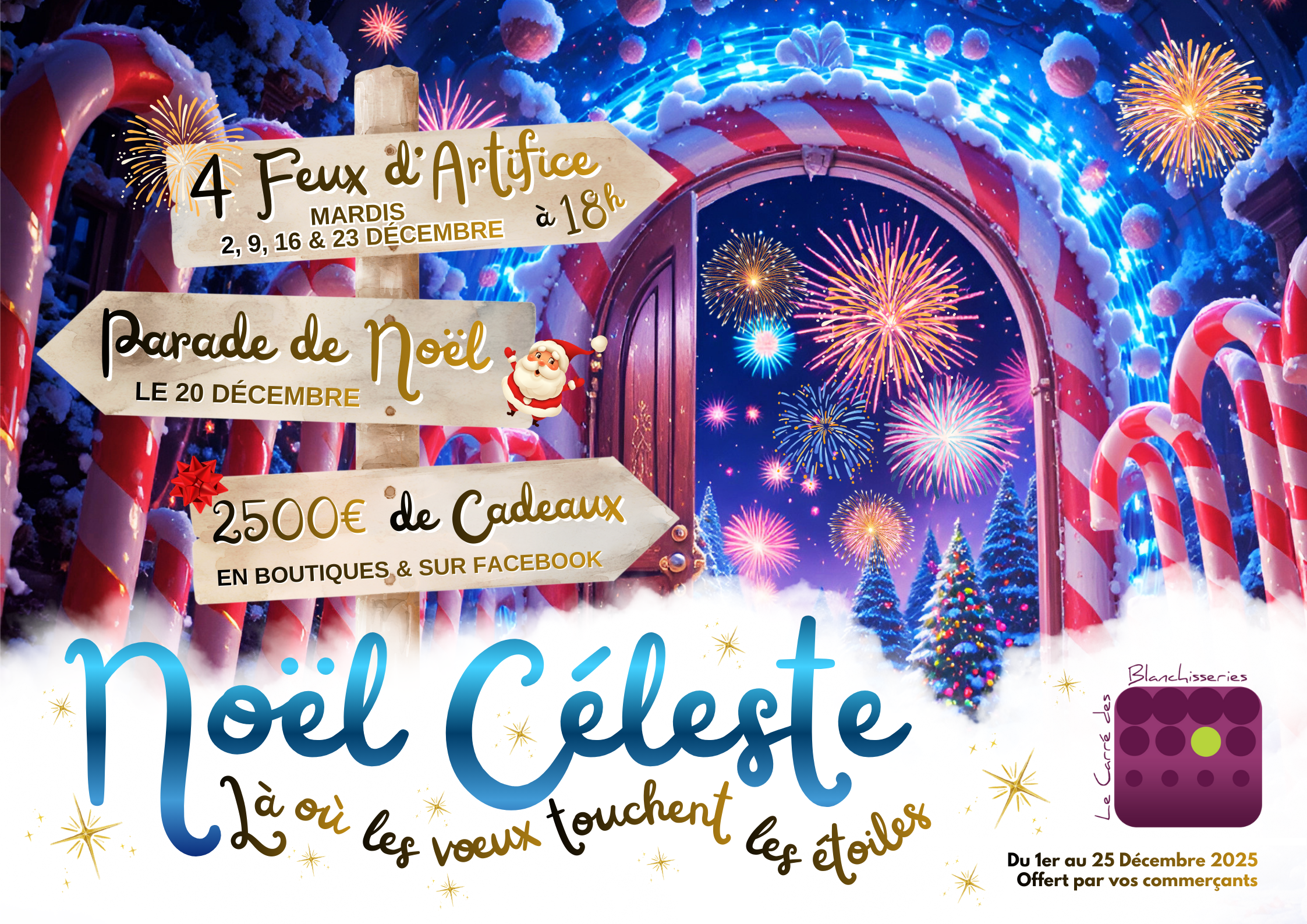 ✨🌙 NOËL CÉLESTE AU CARRÉ DES BLANCHISSERIES 🌙✨